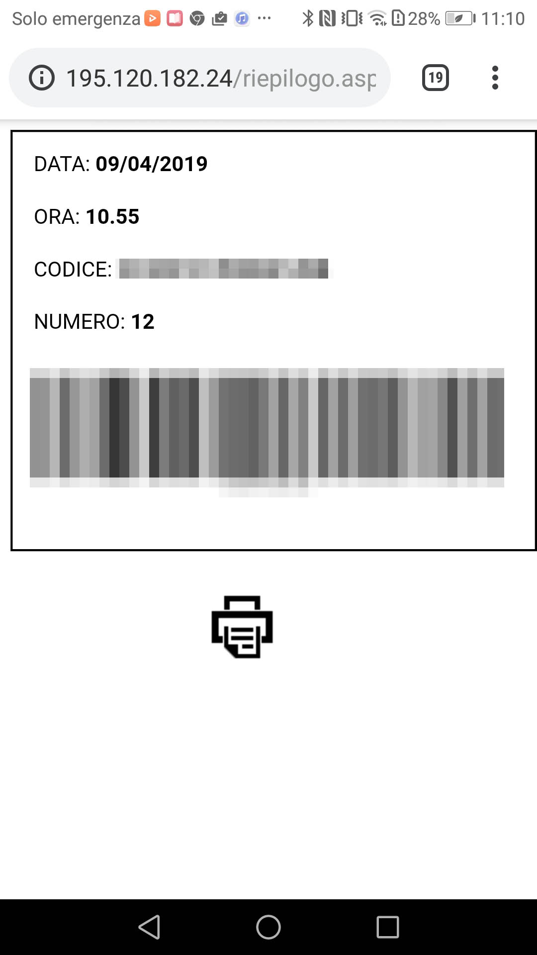 Finally, an appointment made online for renew of permesso di soggiorno