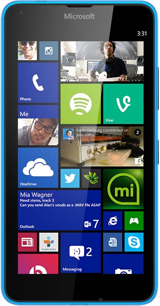 2015: Microsoft Lumia 640 LTE world GSM phone